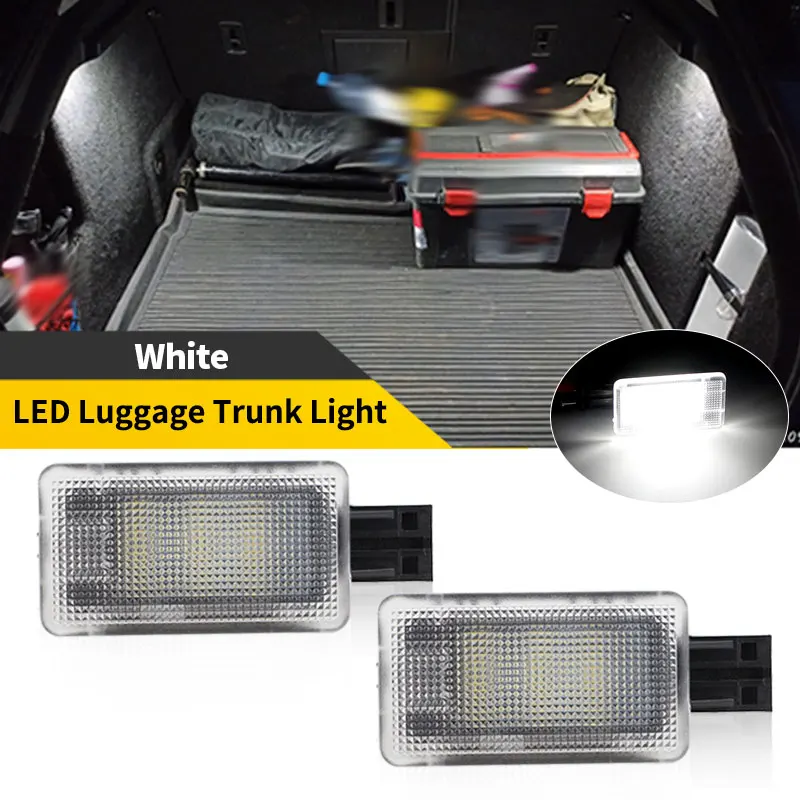 

2 шт. белая светодиодная лампа багажника для Volvo V40/V40CC V60 S60 S80 XC40 XC60 XC90 Внутренний светильник багажника OEM # 1286317 / 9123680