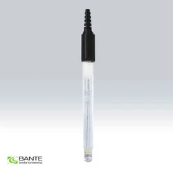 Glass pH electrode sensor probe for high temperature or weak corrosive liquids BNC Brand BANTE