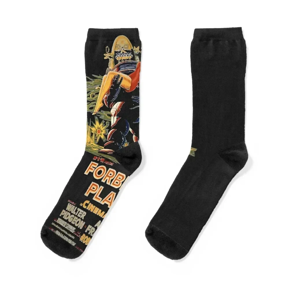 Forbidden Planet Poster Classic Socks valentine gift ideas kawaii heated Men's Socks Luxury Women's