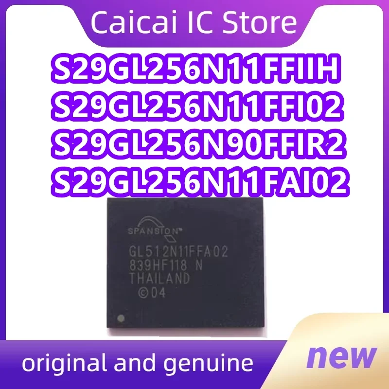 

5 шт./лот S29GL256N11FAI02 GL256N11FAI02 S29GL256N90FFIR2 GL256N90FFIR2 S29GL256N11FFI02 S29GL256N11FFIIH BGA 100% новый