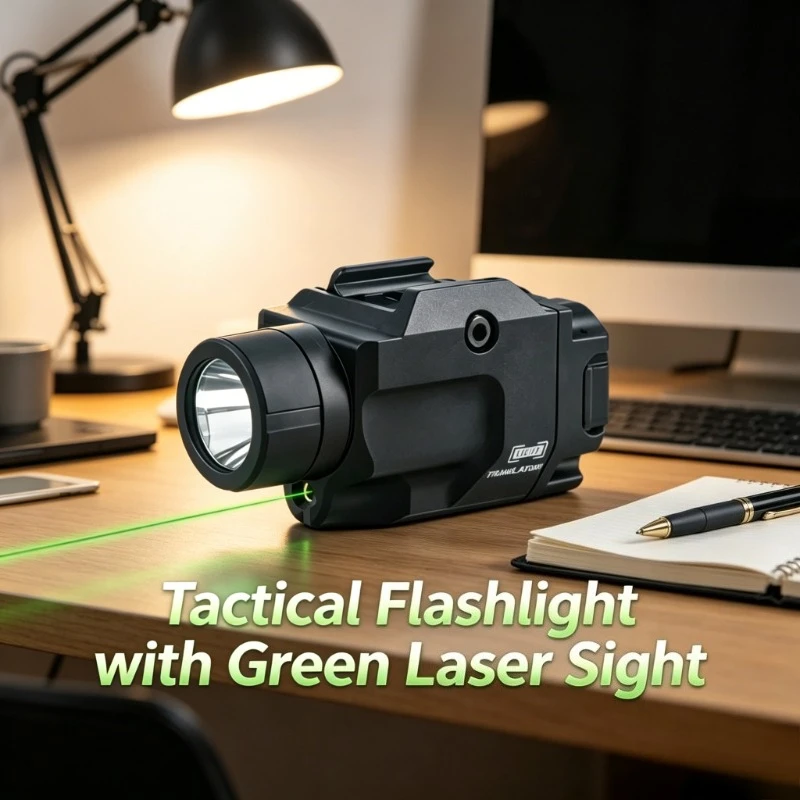 Premium 800 Lumen Pistol Flashlight Dual Color Dot Strobe Torch Fit 20mm Rail Outdoor Survival Camping Lighting Replacement Part