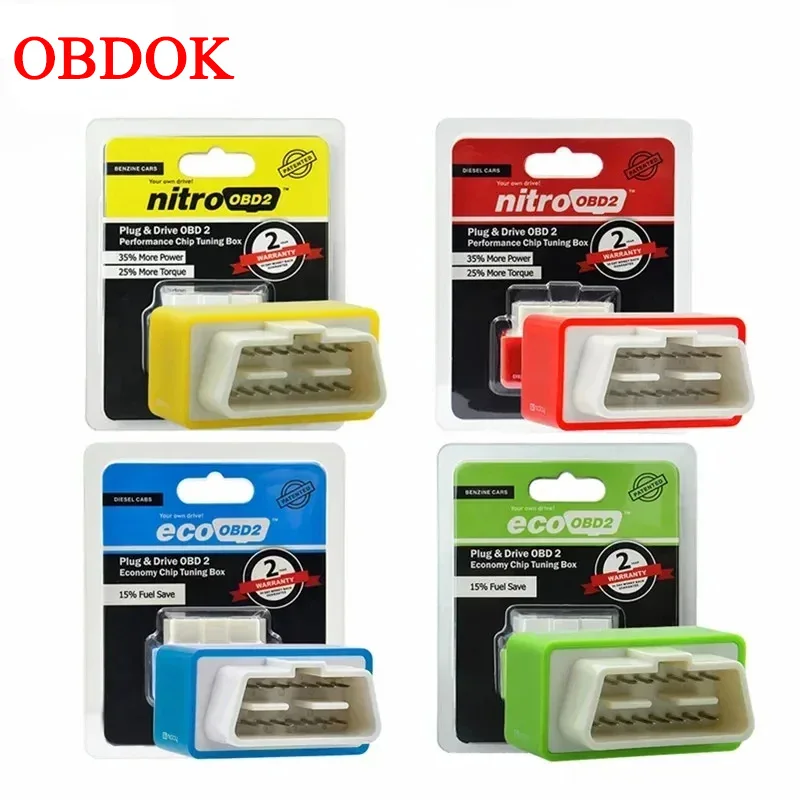 15% Fuel Saving Diesel Motoblock Eco OBD2 Performance Chip Tuning Box with Higher Power Torque NitroEcoOBD2 Box Benzene Driver