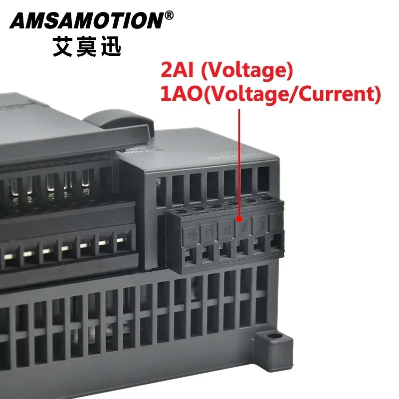 الترويج!!! Amsamotion PLC S7-200CN CPU224XP 14I/10O 2AI 1AO AC/DC/RLY 6ES7 214-2BD23-0XB8 مع كابل PPI مجاني