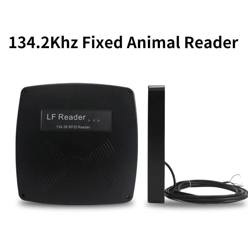 Animal Tag Reader UART, RS232, RS485 134.2KHz Fixed Long Distance Pet Chip Reader for Pigeon Racing, Pig, Cattle