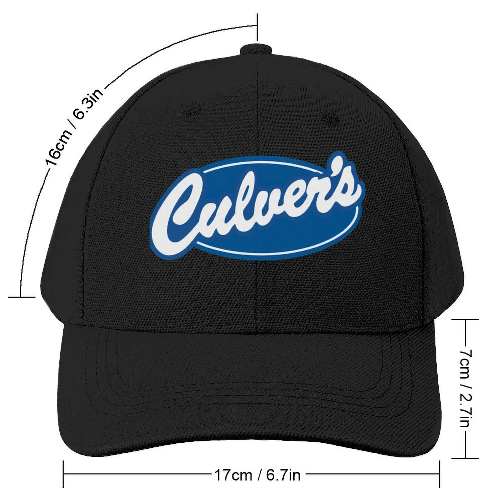 Culvers Logo Baseball Cap Golf Cap Bobble Hat Women's Hats For The Sun Men's