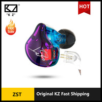KZ ZST Bluetooth Earphones 1DD+1BA Driver Dynamic & Armature in Ear Monitors Noise Isolating HiFi Music Sports Earbuds Headset