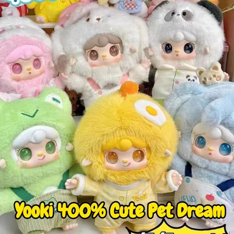 

Yooki 400% милая серия Pet Dream, милая слепая коробка, игрушка, загадочная коробка, украшение для рабочего стола, милая кукла, подарок-сюрприз для девочек