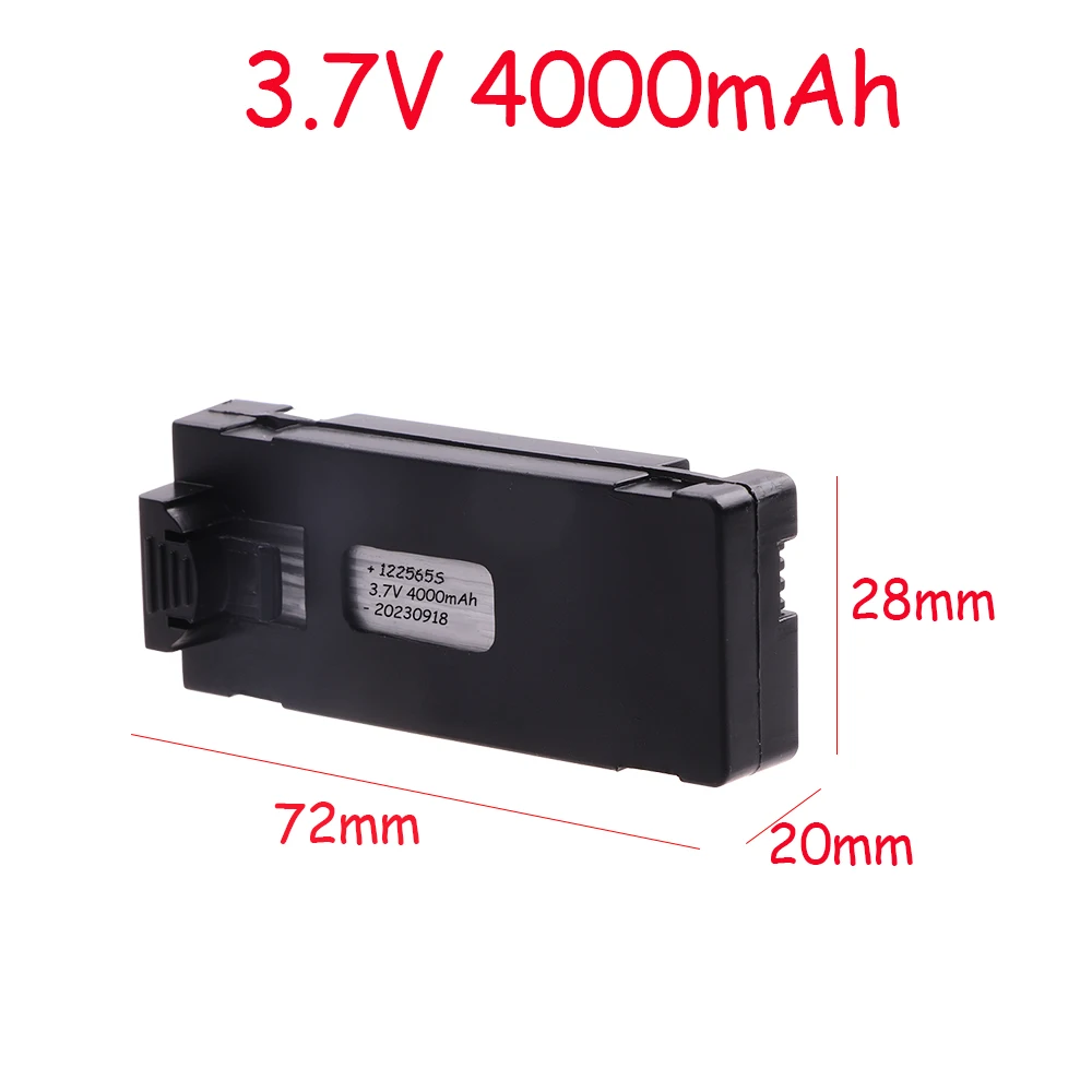 3.7V 4000Mah Battery RC Drone Accessory For E88 E88PRO Ls-E525 E525 PRO Mini Uav Drone Battery Battery+Charger Combination