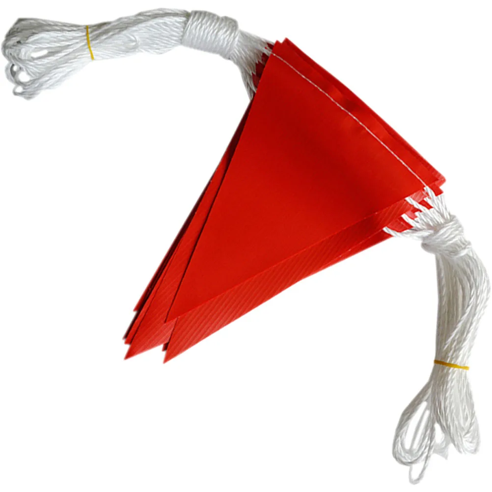 

Waterproof PVC Flag Warning Safety Banner Colored Flags Reflective Outdoor Polyester Construction Flagging