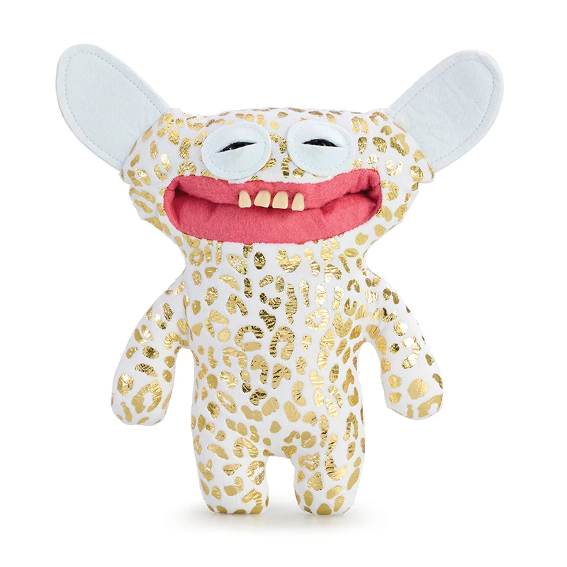 Original Fuggler Cute Tooth Monster Doll Gold Rush Series Funk Tooth Treasure Ugly Cute Funny Plush Doll Toys Holiday Gifts