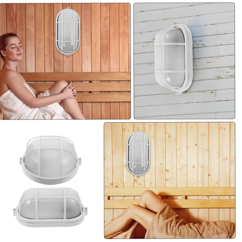 Waterproof Explosion-Proof Lamp Moisture Explosion-proof Frosted Glass Ceiling Lamp LED IP65 Dustproof Outdoor Wall Light