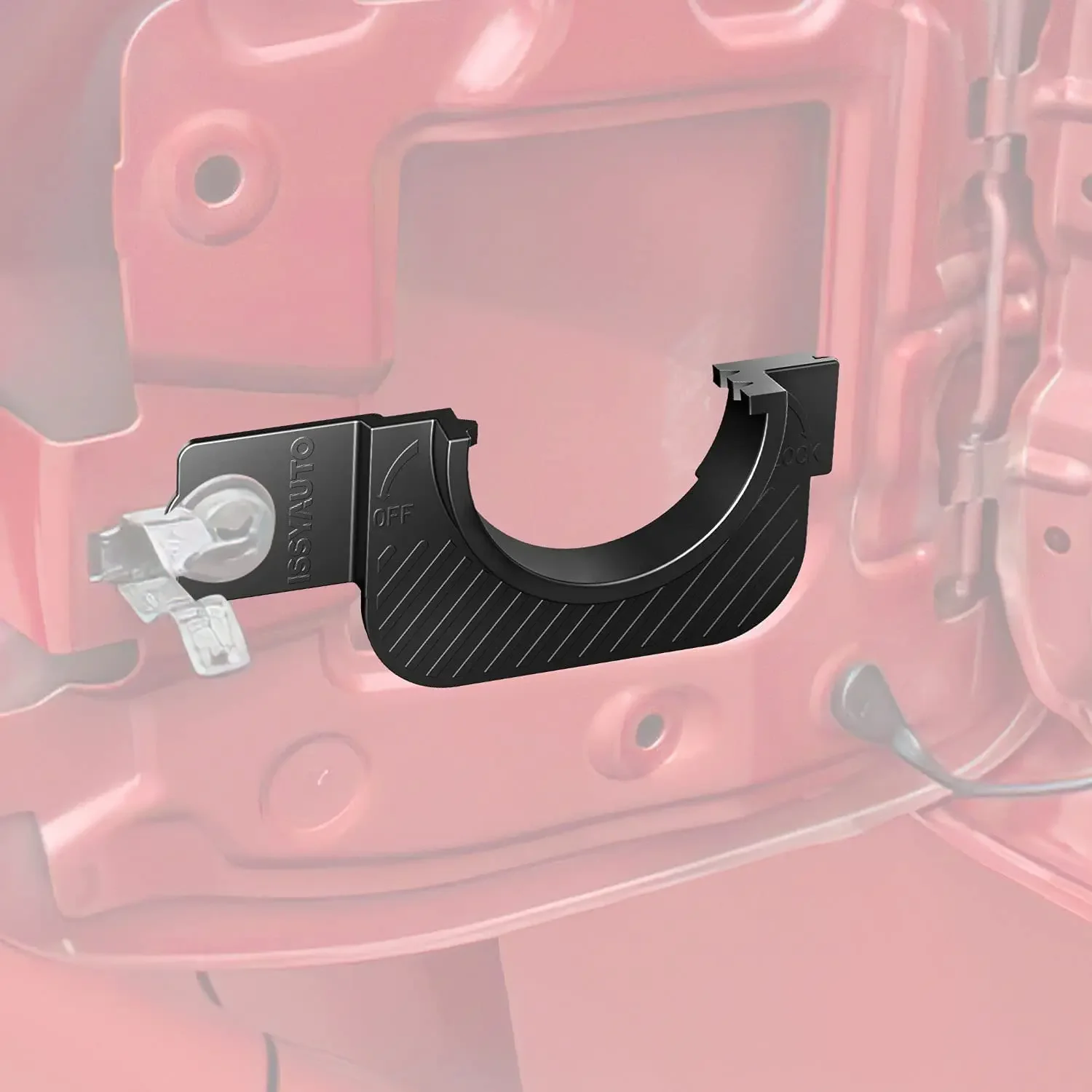 OVOVS Car Gas Cap Holder Fuel Tank Cover Holder Bracket Black For Toyota Tacoma 3rd Gen 2016+