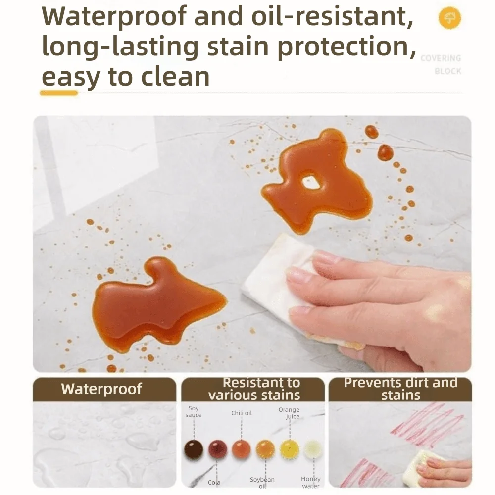 New 40cm Marble Wallpaper Self Adhesive Vinyl Wall Stickers Waterproof PVC Wall Stickers Kitchen Livingroom