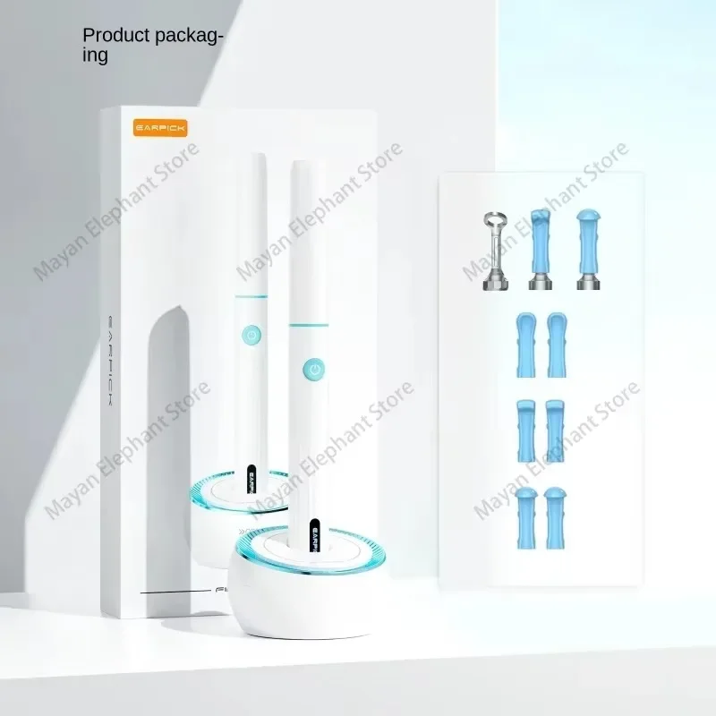 Inteligente HD Visual Ear Pick, Earpick Luminoso Infantil, WiFi, 3.9mm