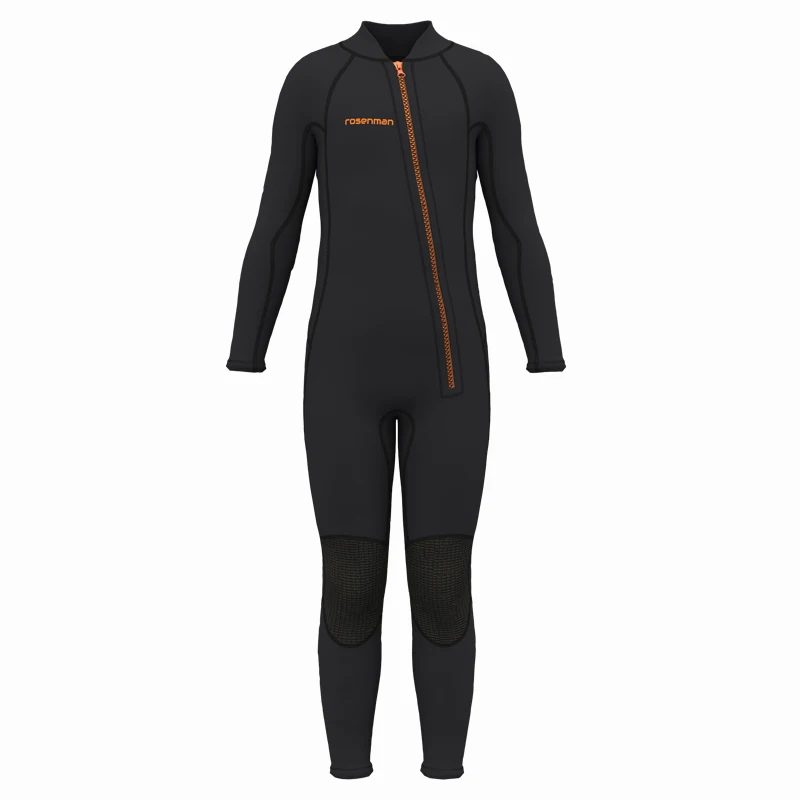 3mm Neoprene Wetsuit for Kid Rash Guards Snorkeling Diving Suit Long Sleeve Surfing Swimsuit Keep Warm Freediving Wet Suit 6-16T