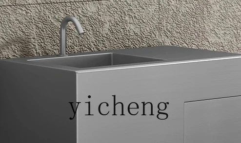 

Stainless Steel Bathroom Cabinet Integrated Basin Washbasin Cabinet Combination Toilet Washstand