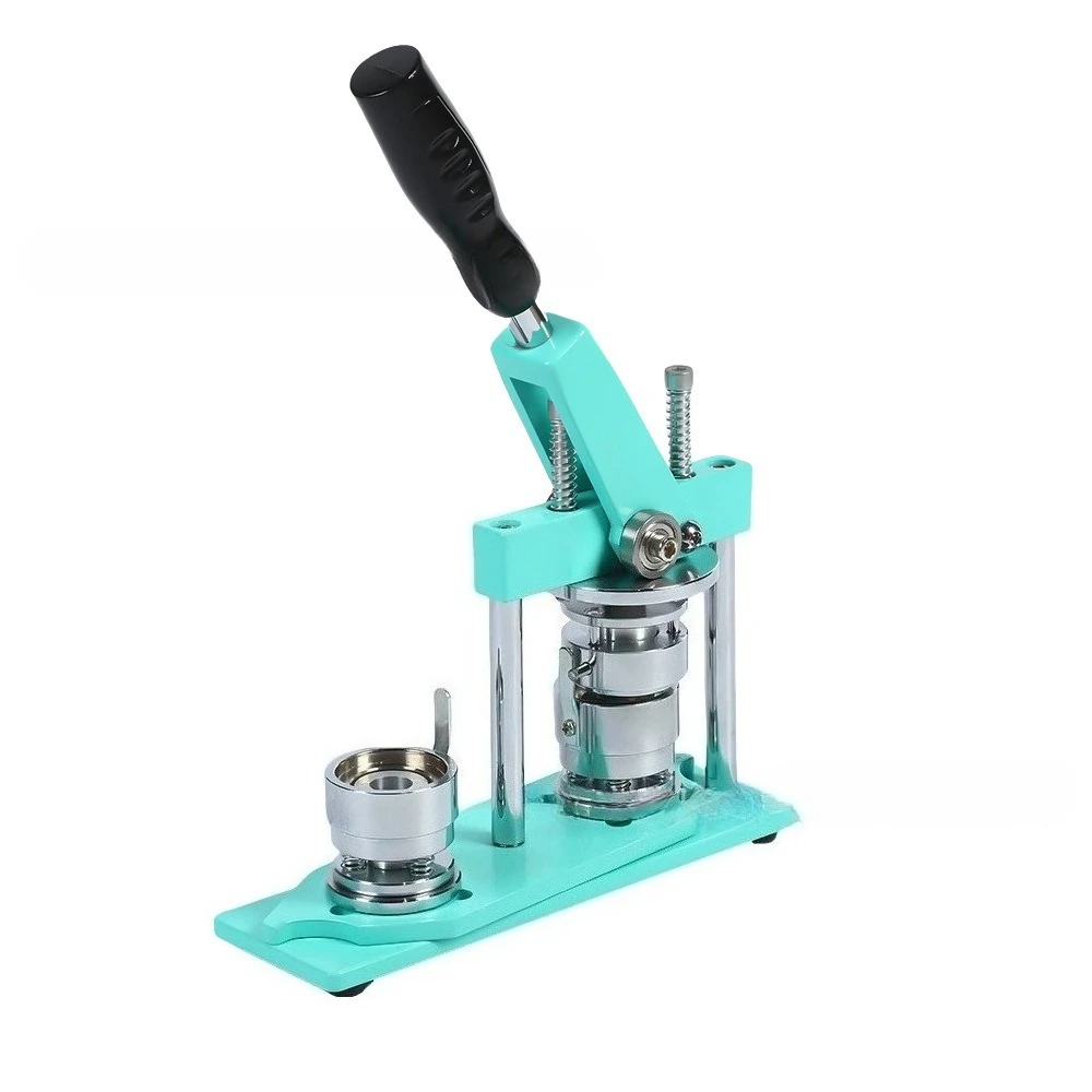 50MM round cutter + 100 sets of consumables + 1 pack of photo paper metal round DIY manual school badge making machine