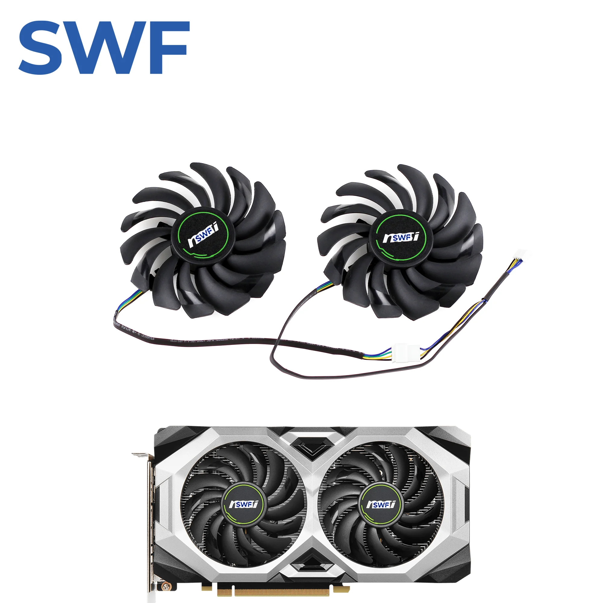 2PCS/Set 87MM PLD09210S12HH Cooling Fan For MSI GeForce RTX 2070 2060 Super VENTUS XS OC Graphics Card Cooler Fan