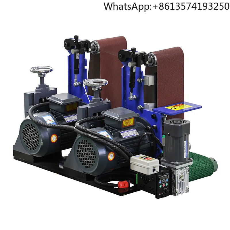 

Automatic Stainless Steel Motorized Single Sand Plane Drawing Polishing Machine Double Sand Grinding Derusting Deburring Belt