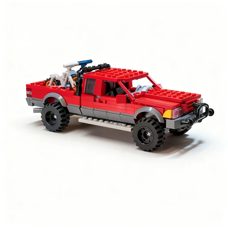 397pcs MOC Forded Ranger XLT Off Road City Champions Model Building Blocks Construction Toy Christmas Gifts DIY Creative Idea