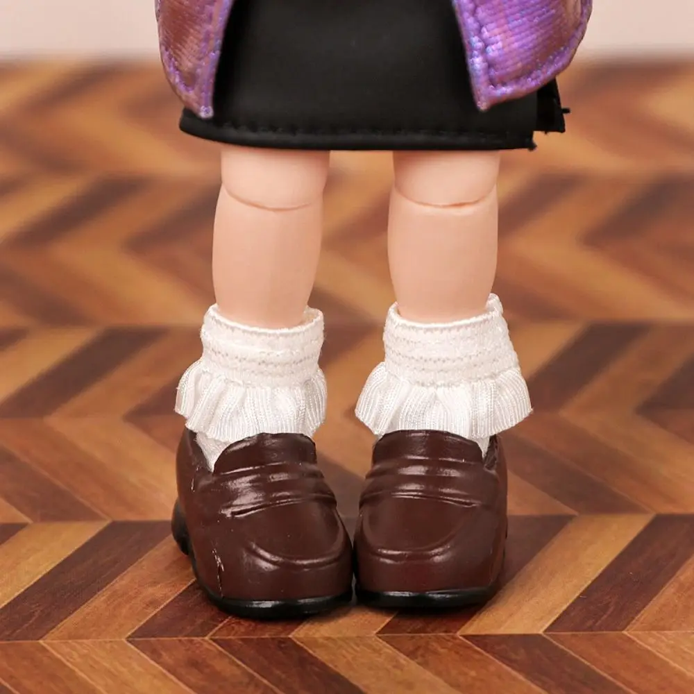 Cute Doll Accessories OB11 Lace Socks Soft Lovely 1/12 Doll Socks Kawaii Calf Doll Clothes Accessories Playing House