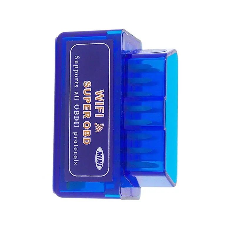 QWE-Mini Auto Code Reader Bluetooth-Compatible PIC18F25K80 Double PCB Car Scanner OBD2 ELM-327 1.5 BT/WIFI C