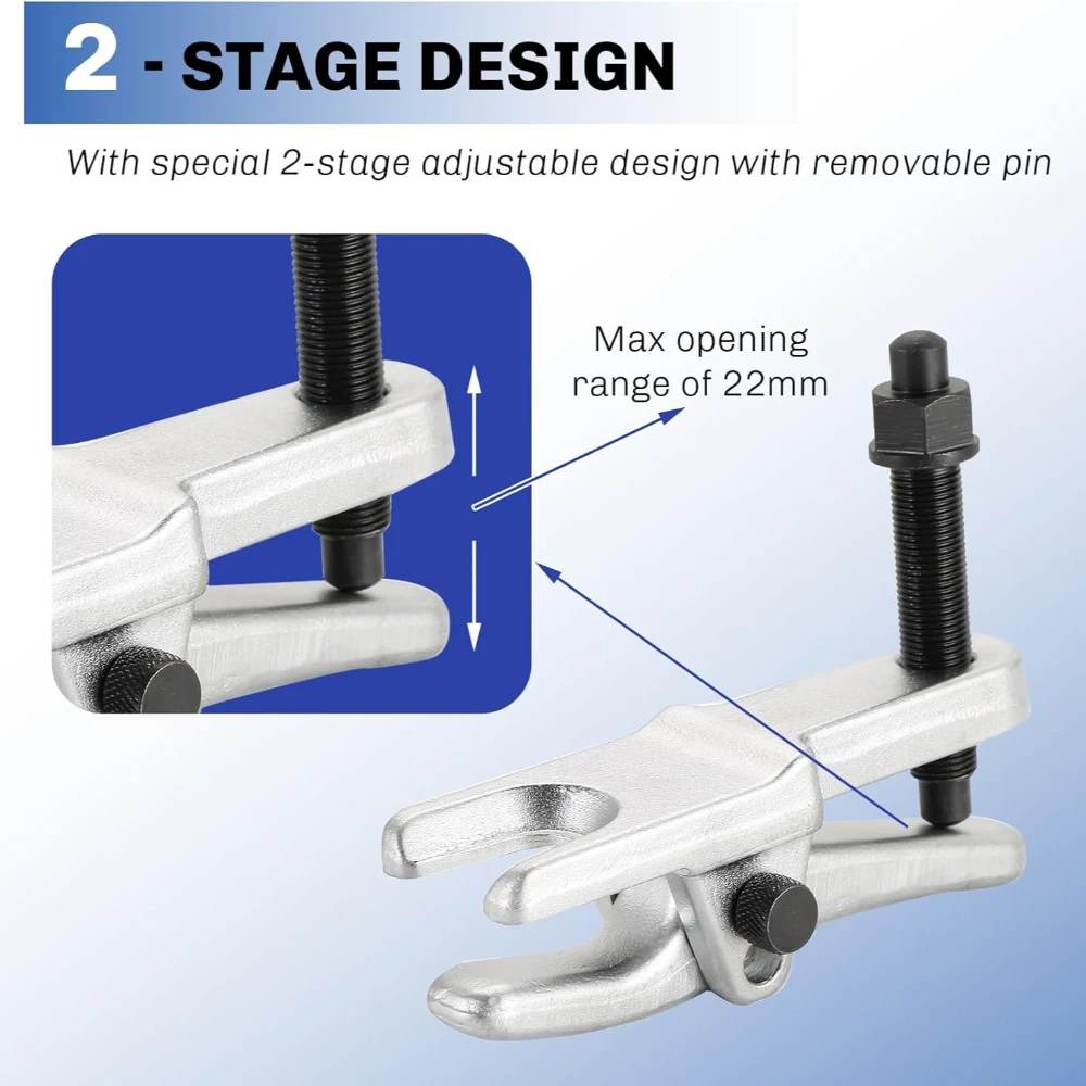 Universal Ball Joint Separator Remover Tool for Separating Arms, Tie Rods, and Ball Joints