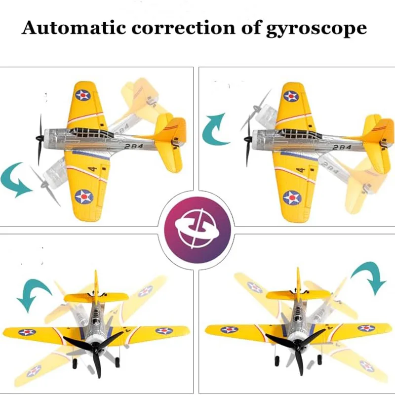 P47 Thunderbolt طائرة مزودة بجهاز للتحكم عن بُعد Sbd Bomber مع محرك بدون فرش مفتاح واحد البهلوانية 290 مللي متر جناحيها RC طائرات الأولاد اللعب