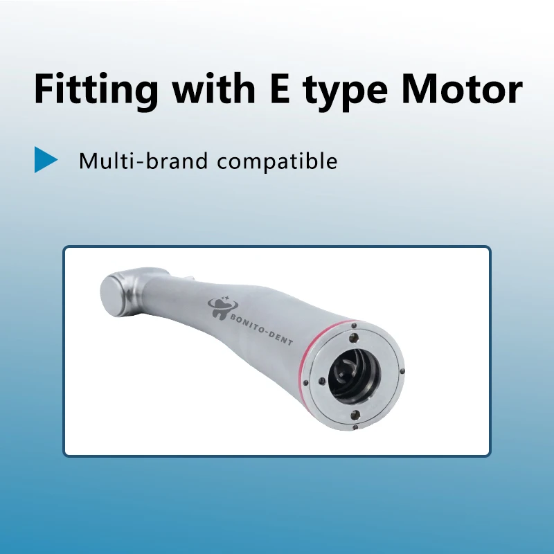 Поставка стоматологического оборудования, низкая скорость 1:5, мини-головка, угловой наконечник, воздушная турбина, наконечник из нержавеющей стали с красным кольцом 1:5