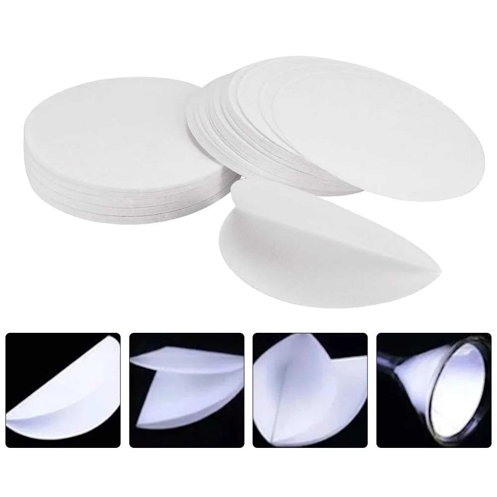 100 Sheets Qualitative Filter Paper for Mushroom Cultivation Round Discs Synthetic Lab