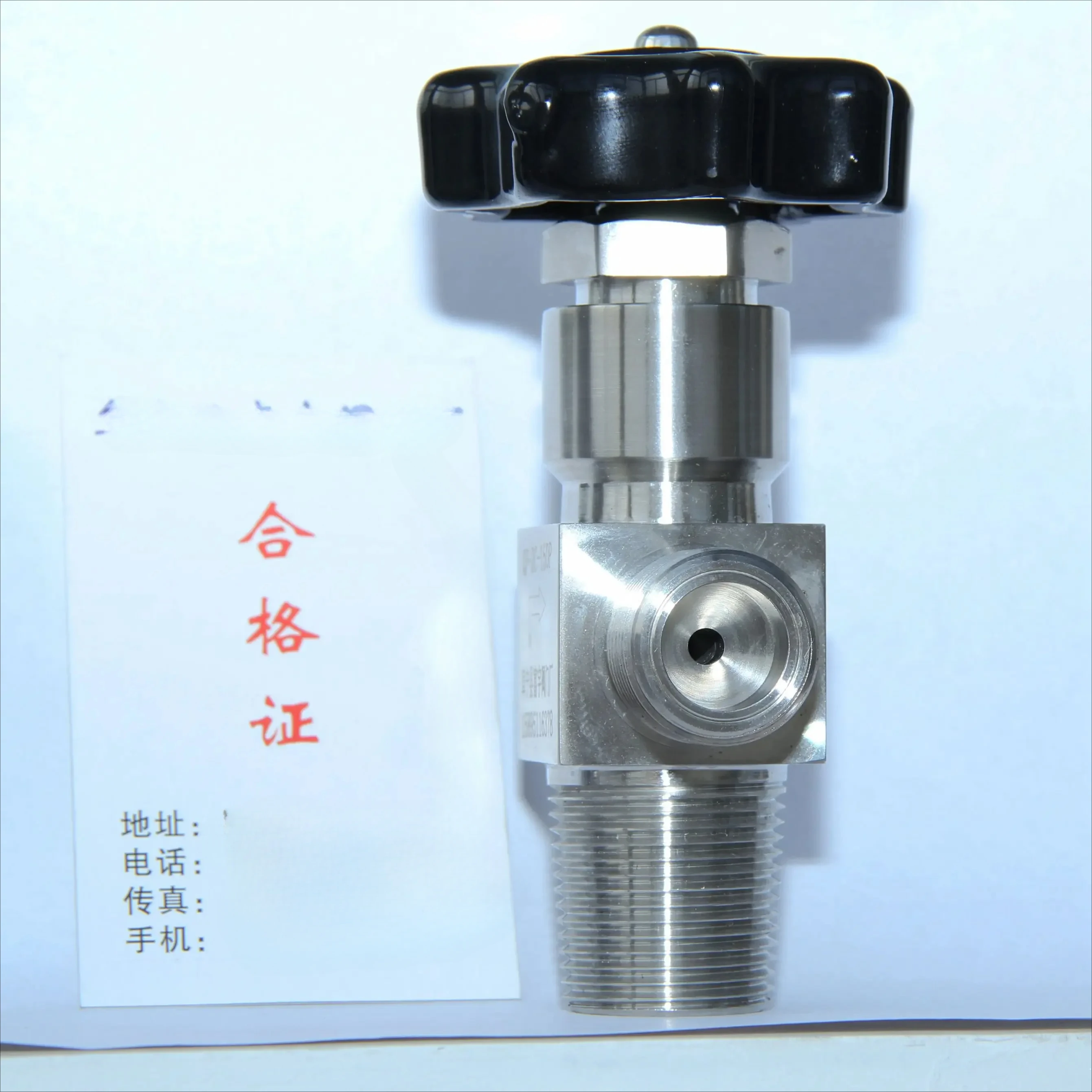 Stainless Steel Diaphragm Cylinder Valve Gas Cylinder Valve QF-21A-150P