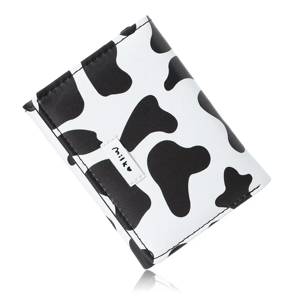 Cute Small Credit ID Card PU Leather Card Case Kawaii Cows Wallet Coin Purse Card Bag Card Holder