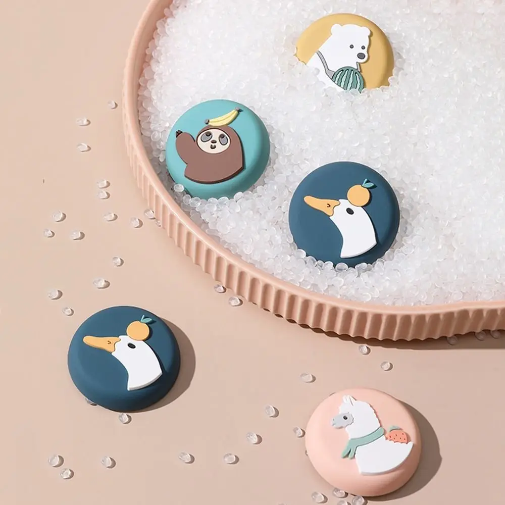 

Мультяшная защита для стены, дверная накладка, дизайн с животными, анти-столкновение, дверная ручка, бампер, бесшумный силиконовый дверной стопор, шкаф