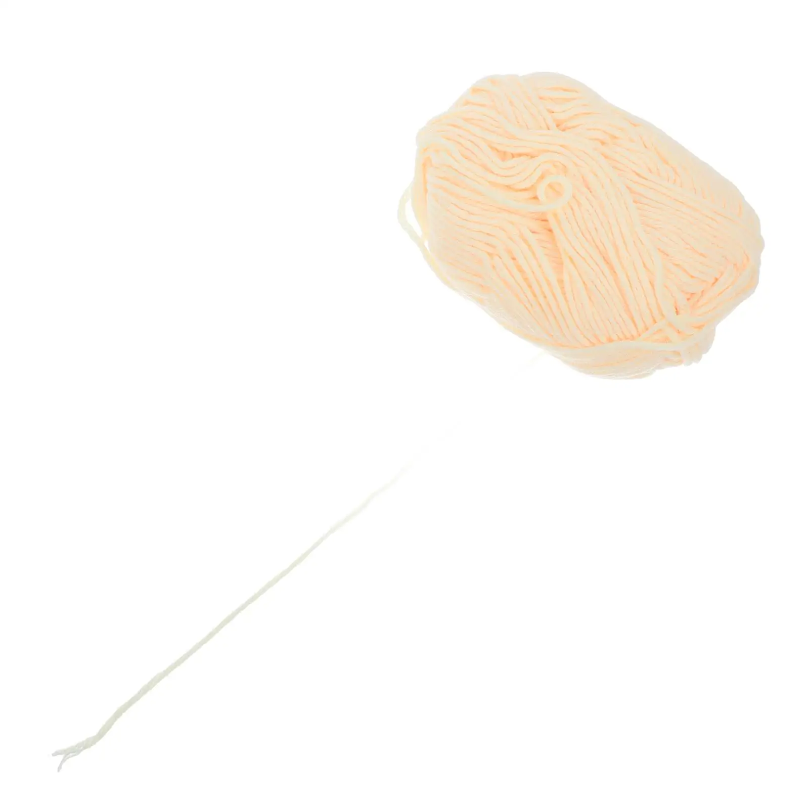

50 Milk Cotton Yarn Crocheted Beginner Cream for Crocheting Bike Bulky Thick Knitting Baby