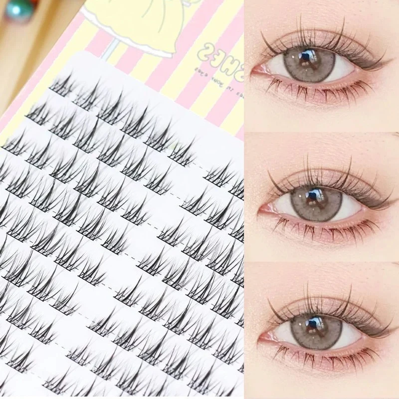 Sunflower False Eyelashes Natural Simulation Comic Eye False Eyelashes Extension Diy Makeup Individual Segmented Eye