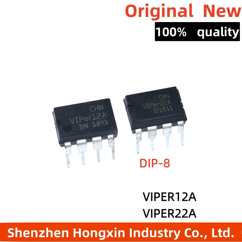 10 pieces of direct insertion VIPER12A VIPer22A power module/offline switch DIP-8