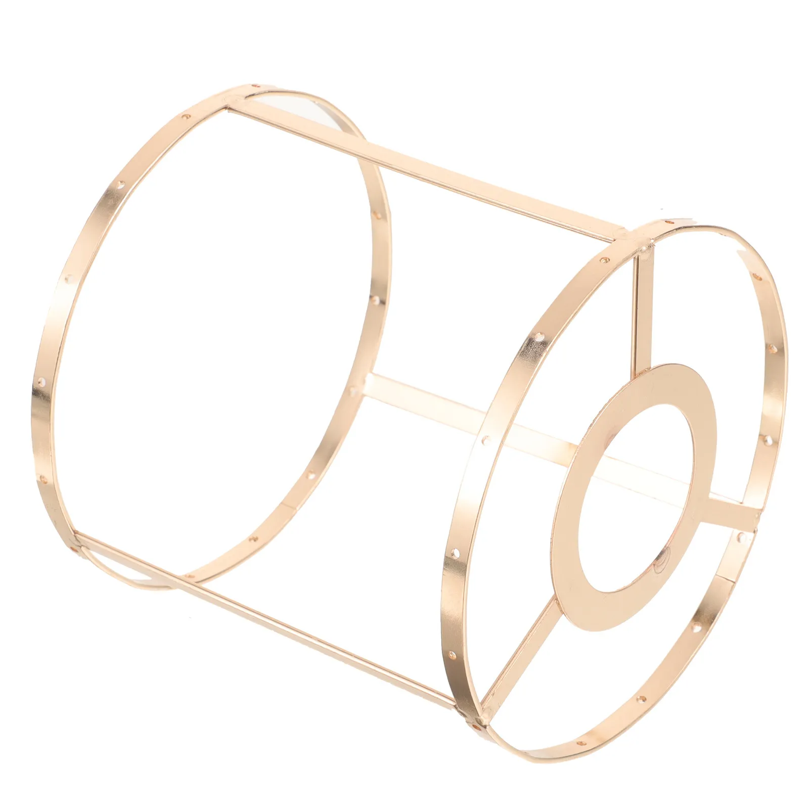 1pcs Sturdy Metal Diy Lampshade Rack Wire Frame For Table Lamp Ceiling Light Lampshade Holder Cage Guard Frame Set