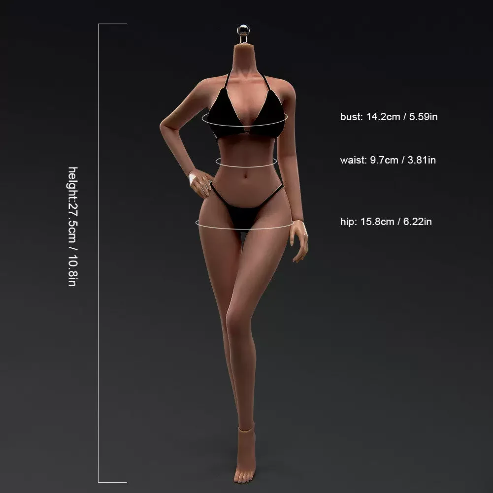 In Voorraad 1/6 Schaal Super Flexibele Vrouwelijke Naadloze Lichaam T302/303/305/306/AB001/T307 voor 12 ''Soldaat Action Figure Poppen Decor