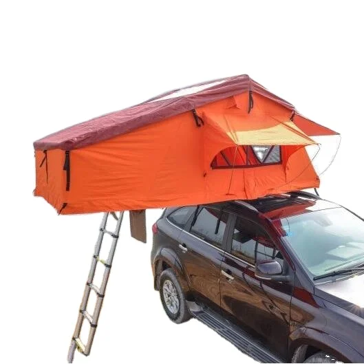 for 2025 Hot Sale 4WD Overlanding Soft Shell Roof Top Tents 4-Person Pop up Tent for Vehicles Hot Selling Overlanding Gear