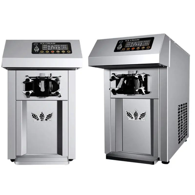 ماكينة آيس كريم ناعم القوام التجارية الاحترافية 220 فولت/110 فولت ماكينات آيس كريم صغيرة بنكهة واحدة