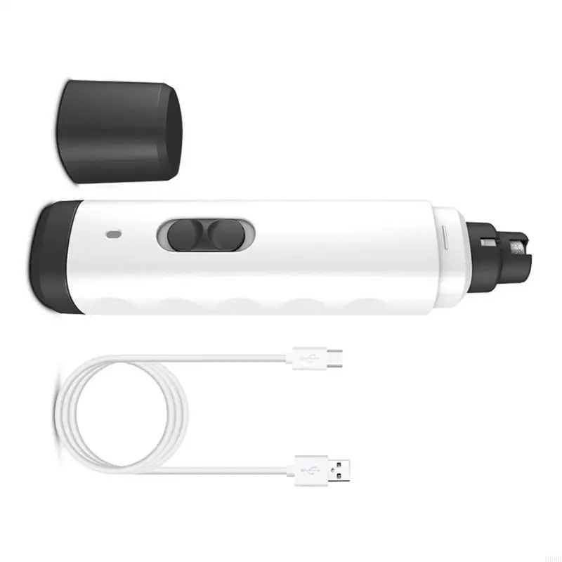 H8WB Pet File 2 Speed Setting USB Chargeable Low Noise Trimmer For Small to Large Dog Cats Home Grooming Work