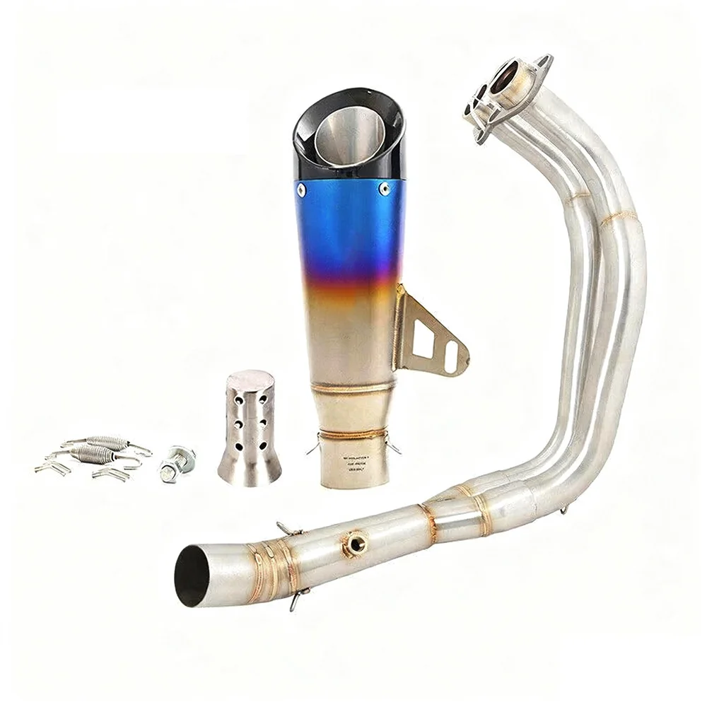 

51mm Exhaust & Exhaust Systems Kit for Yamaha MT-07, FZ07, YZF R7 (2021-2025) – Exhaust Pipe, Muffler & Escape Pipe