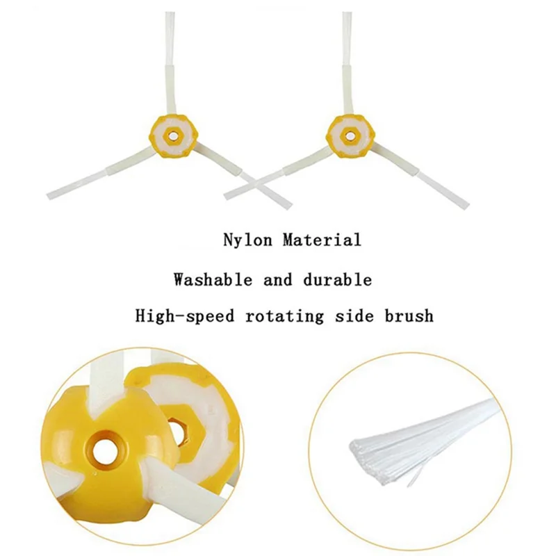 Filtre de rechange pour aspirateur iRobot Roomba série 600, brosse latérale batteur, 605, 610, 614, 615, 616, 620, 625, 630