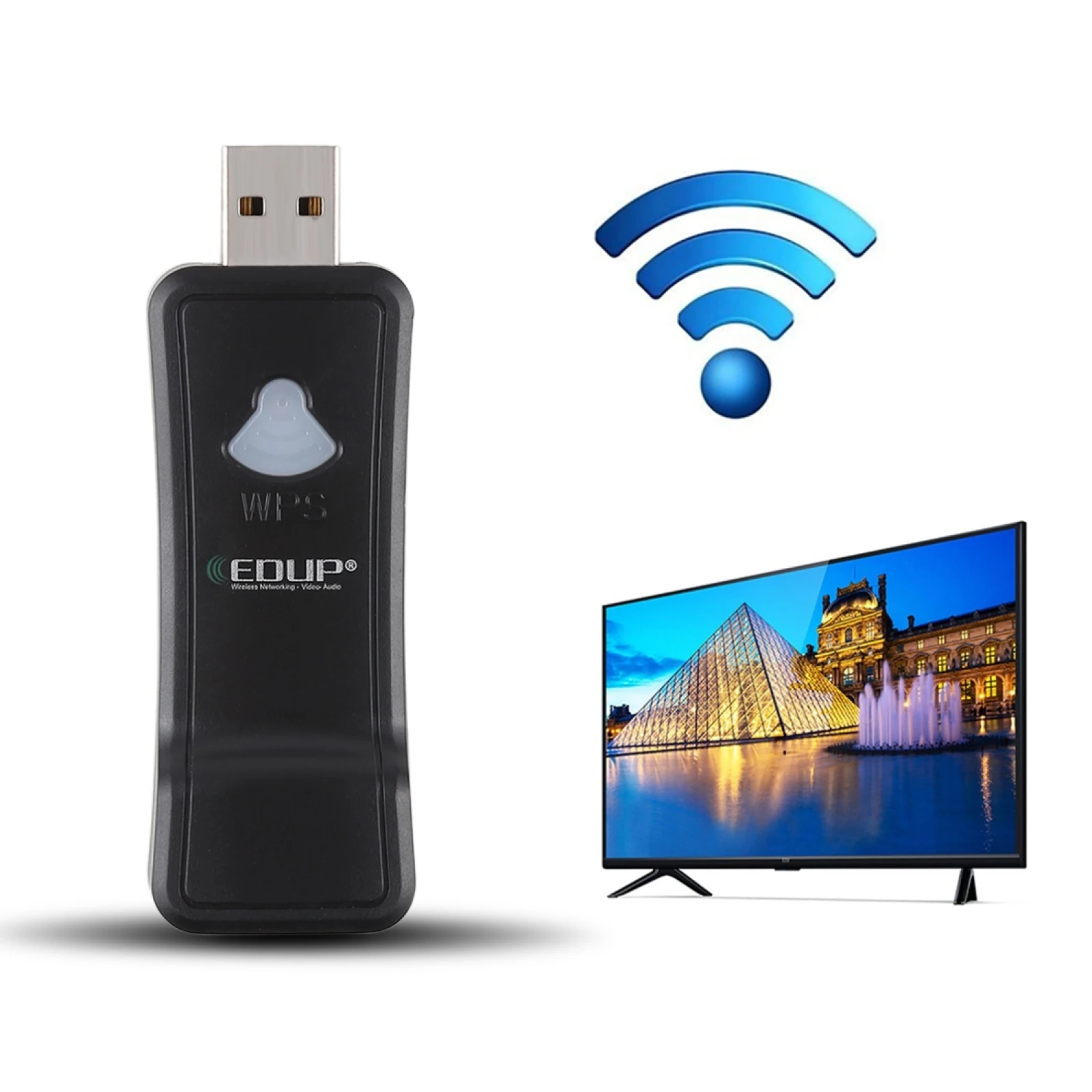 EDUP EP-2911S 300Mbps 2.4GHz Wireless USB Repeater WiFi to RJ45 Network Adapter for TV Set Top Box PS4 Xbox Printer Projector