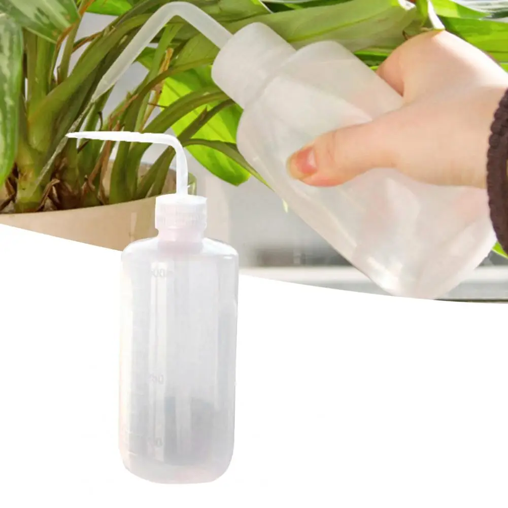 250/500ML Curved Mouth Plastic Watering Bottle for Succulents & Bonsai Garden Watering Tool