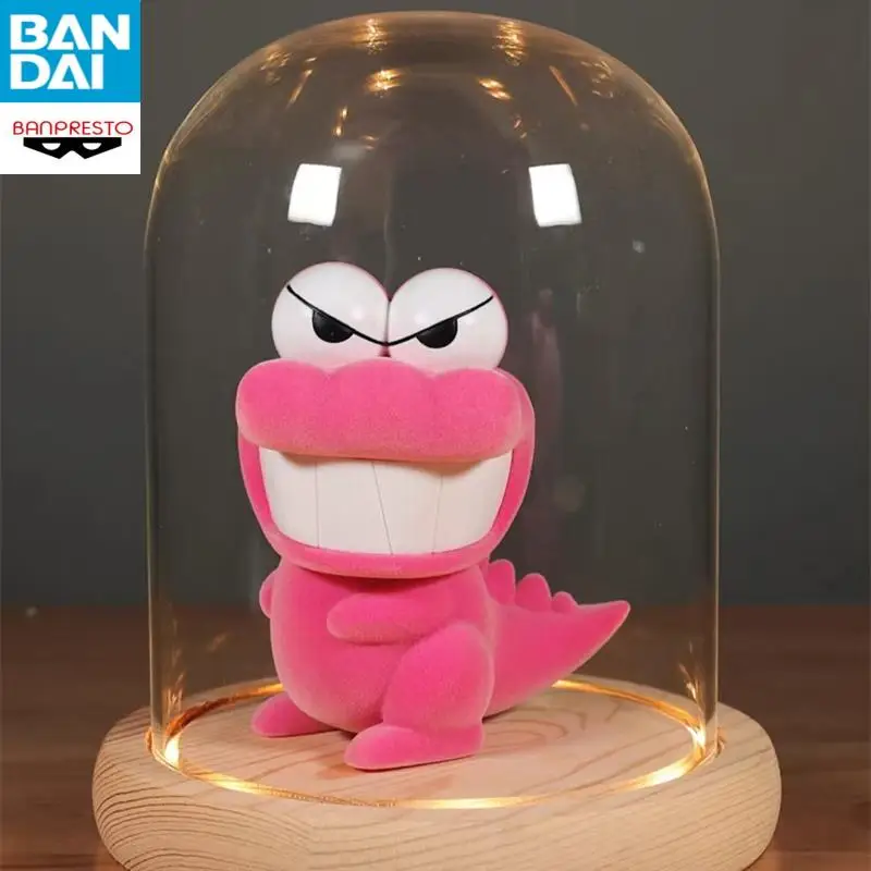 Genuíno bandai banpresto lápis shin-chan kawaii nohara shinnosuke monte nini fofo inchado anime figura modelo ornamento de mesa
