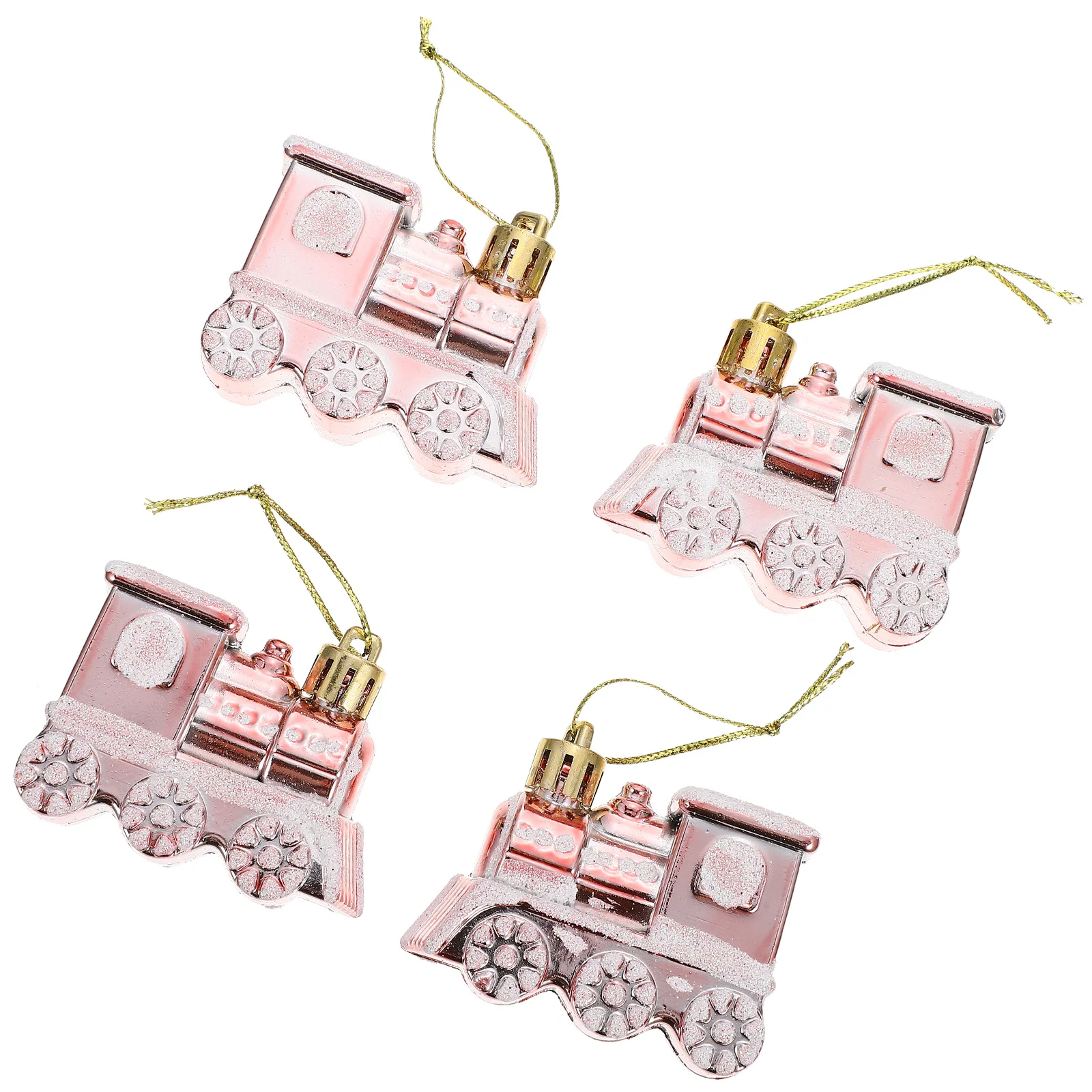 

4Pcs Xmas Decorative Pendants Perfect for Christmas Parties Home Decoration Christmas Tree Car Pendant