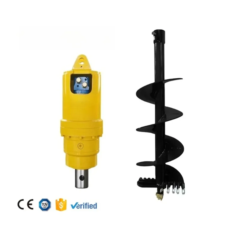 Hydraulic ground driling for tree planting Drill drive accessories Mini Slip steering