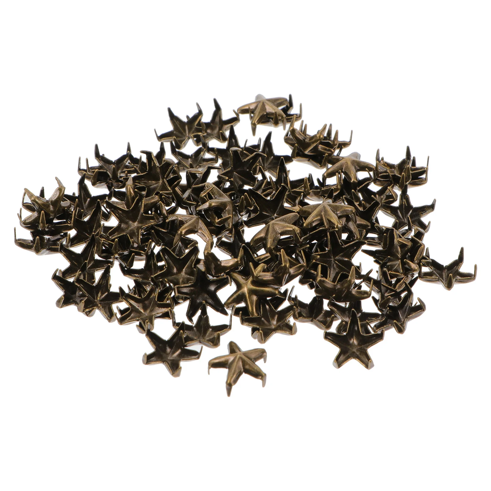 

100Pcs Claw Rivet Accessories Metal Five-Pointed Star Rivets for DIY Clothing Shoes Bags Decorative Alloy Nailheads