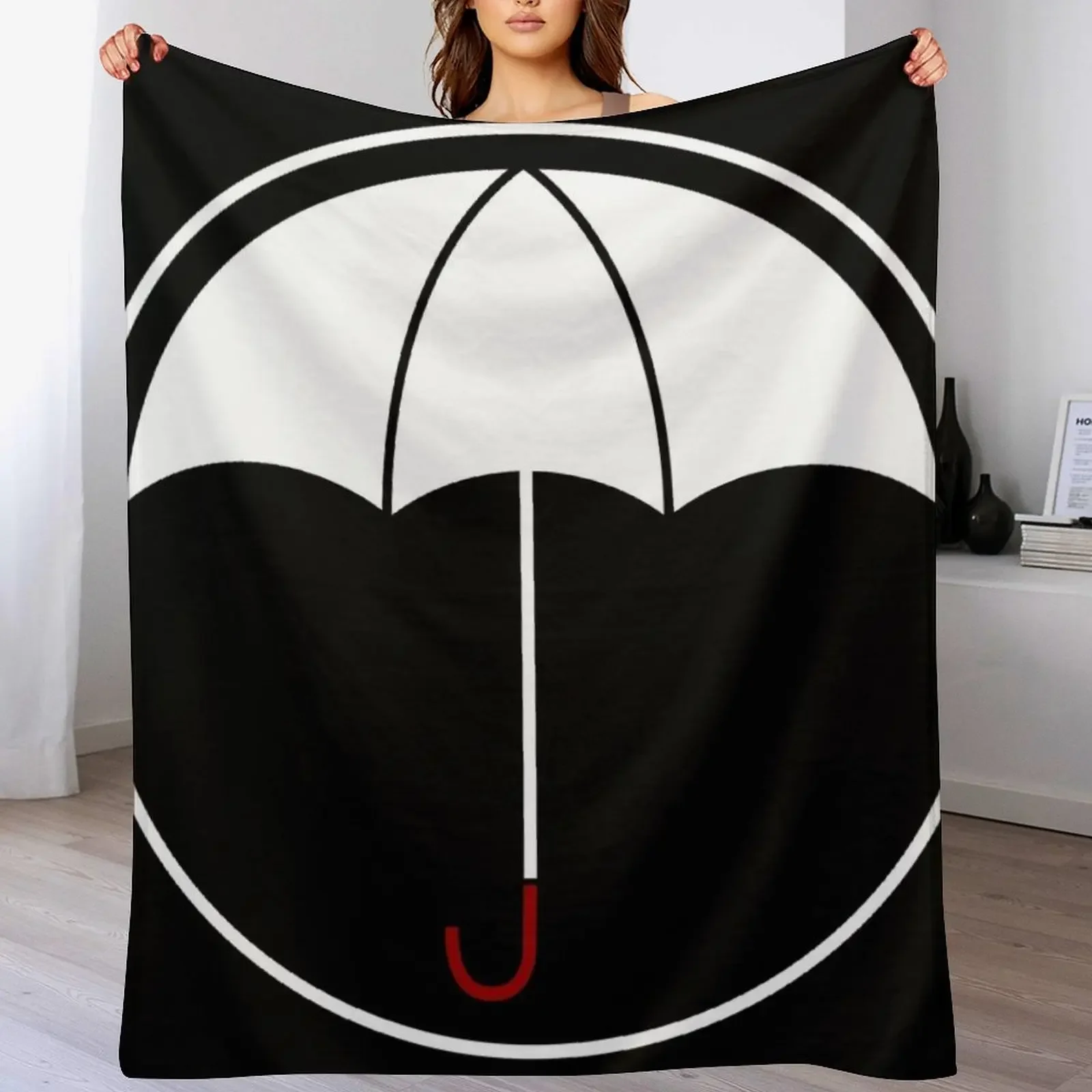 

The Umbrella Academy - The Umbrella (White Variant) Throw Blanket Beautifuls Heavy Soft Plush Plaid Blankets